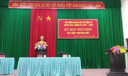 HĐND xã Điền Lư miễn nhiệm và bầu bổ sung chức danh Chủ tịch UBND xã khóa XXIV, Nhiệm kỳ 2021 – 2026.